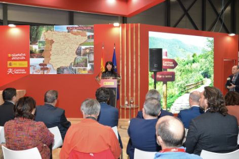 En el estand del Ministerio de Agricultura, Pesca y Alimentación en FITUR