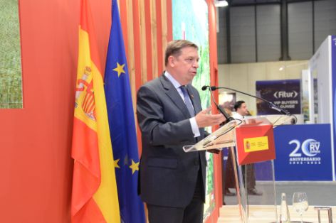 En el estand del Ministerio de Agricultura, Pesca y Alimentación en FITUR