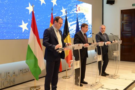 Hoy, en la sede del ministerio