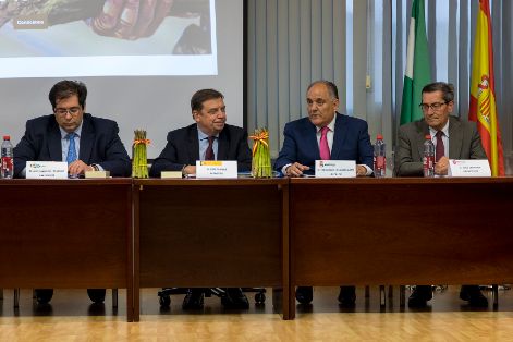 El ministro visita la principal zona productora de espárrago verde de España
