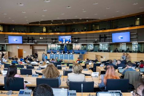Hoy, en la Comisión de Agricultura y Desarrollo Rural del Parlamento Europeo, en Bruselas 