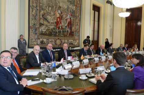 Hoy, en sendas reuniones con los consejeros de Agricultura y de Pesca de las comunidades autónomas 