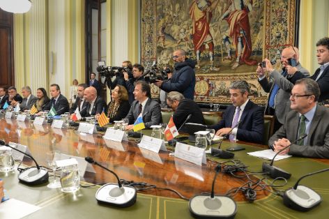 Hoy, en sendas reuniones con los consejeros de Agricultura y de Pesca de las comunidades autónomas 