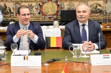 Hoy, en la sede del ministerio