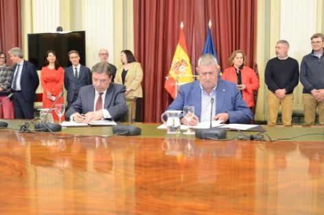 Hoy, en la sede del ministerio