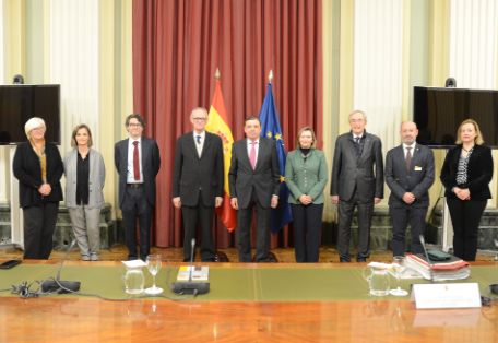 Hoy, durante su presentación en la sede del ministerio 