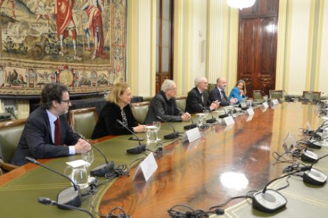 Hoy, durante su presentación en la sede del ministerio 