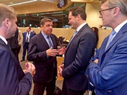 Hoy, en Bruselas, en el Consejo de Ministros de Agricultura de la UE