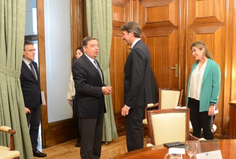 Hoy, en la sede del Ministerio  