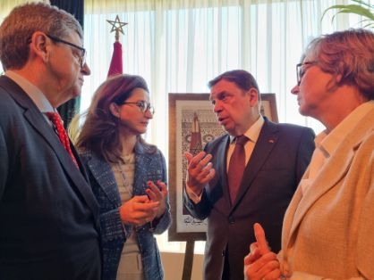 En la inauguración del Salón Internacional de Agricultura en Marruecos (SIAM)