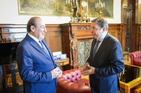 Hoy, en la sede del ministerio