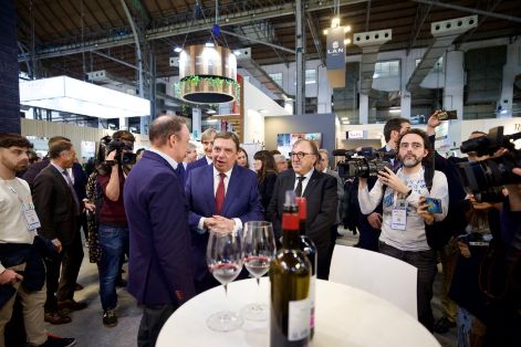 Hoy, en la inauguración de la Barcelona Wine Week