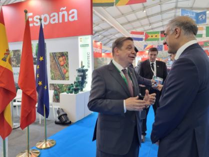 En la inauguración del Salón Internacional de Agricultura en Marruecos (SIAM)