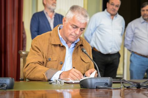 Hoy, en la sede del ministerio