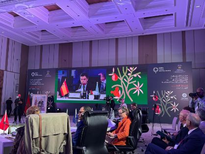 Hoy, en Rabat, en la XII reunión de ministros de Agricultura del Ciheam 