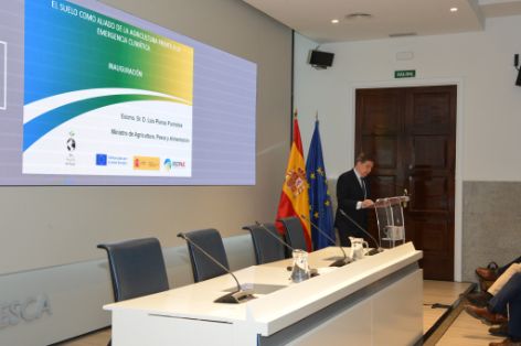 Hoy, en una jornada de la Red PAC con motivo del Día Mundial del Suelo