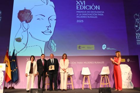 Hoy, en la entrega de los Premios de Excelencia a la Innovación para Mujeres Rurales