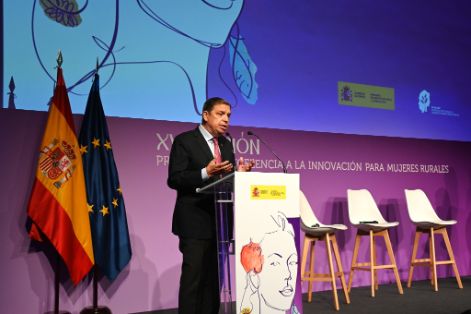 Hoy, en la entrega de los Premios de Excelencia a la Innovación para Mujeres Rurales