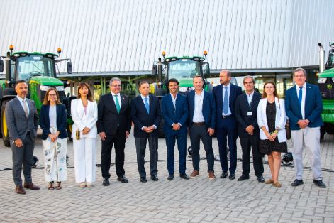 En el centro de innovación John Deere en Parla