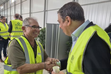 Hoy, durante una visita a zonas afectadas en Valencia 