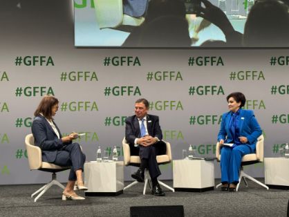 Hoy, en Berlín, en un evento de la FAO sobre la gestión del agua