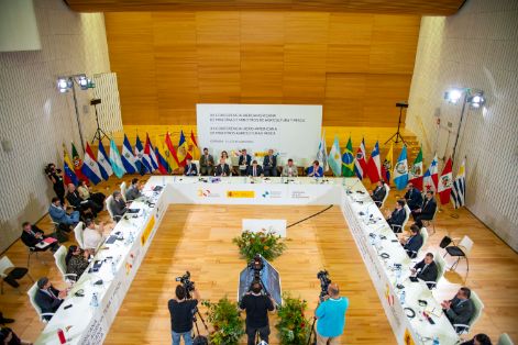 Hoy, en la clausura de la XII Conferencia Iberoamericana Ministerial de Agricultura y  Pesca
