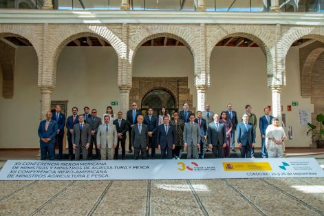 Hoy, en la clausura de la XII Conferencia Iberoamericana Ministerial de Agricultura y  Pesca