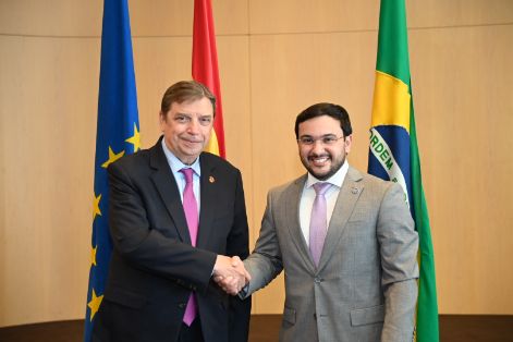 Hoy, en el marco de la feria Seafood Expo Global, en Barcelona