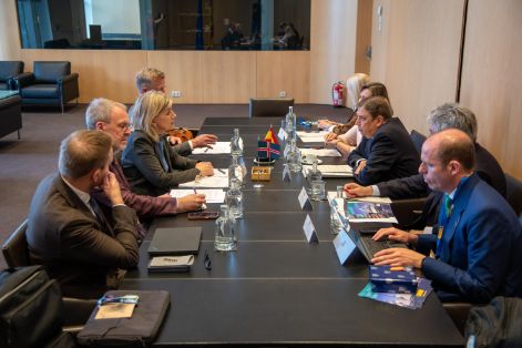 Hoy, en el marco de la feria Seafood Expo Global, en Barcelona