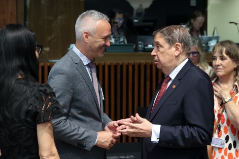 Hoy, en Luxemburgo, en el Consejo de Ministros de Agricultura y Pesca de la UE
