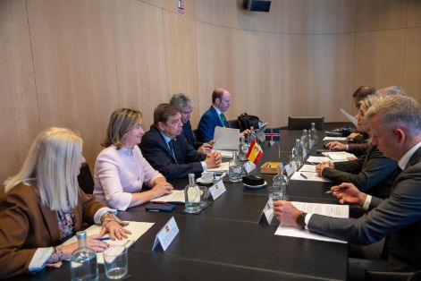 Hoy, en el marco de la feria Seafood Expo Global, en Barcelona