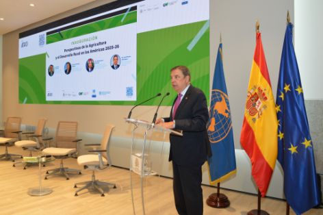 Hoy, en la presentación de un informe del IICA