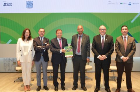 Hoy, en la presentación de un informe del IICA