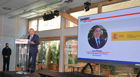 Hoy, en la clausura de los Premios Food Changemakers Awards Km Zero