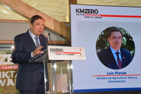 Hoy, en la clausura de los Premios Food Changemakers Awards Km Zero