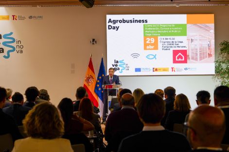 Hoy, en un encuentro con empresas emergentes en La Vega Innova