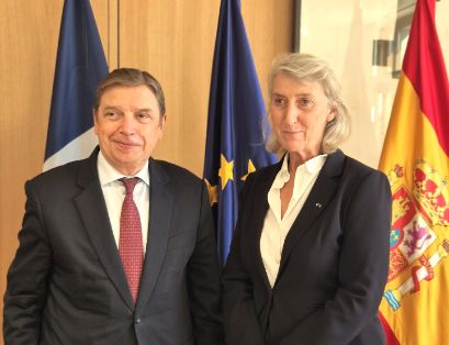 Hoy, en el marco de la visita de Estado del presidente Macron a España