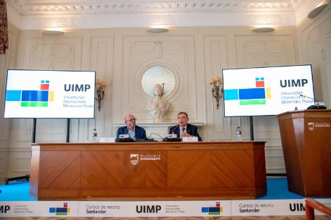 Hoy, en Santander, en la clausura de un curso sobre gastronomía 
