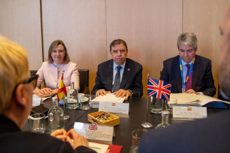 Hoy, en el marco de la feria Seafood Expo Global, en Barcelona