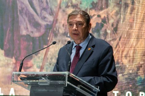 Hoy, en A Caridá (Asturias), con motivo del Año Internacional de la Agricultora 