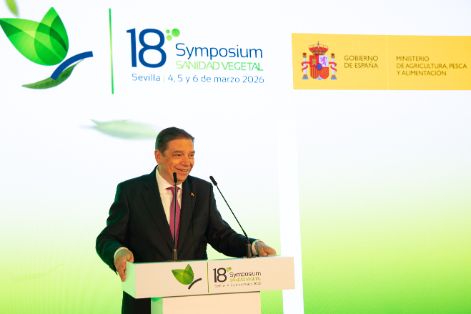 Hoy, en Sevilla, en la inauguración de un encuentro sobre sanidad vegetal 
