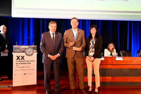 Hoy, en Vigo, en la inauguración del XX Congreso Nacional de Acuicultura 