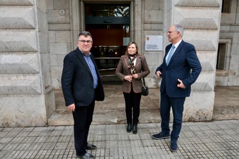 Hoy, en la jornada “Pesca, insularidad y cogestión” celebrada en Palma