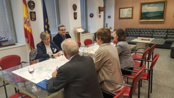 Hoy, en la sede de la Secretaría General de Pesca