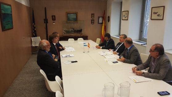 Hoy, en la sede de la Secretaría General de Pesca