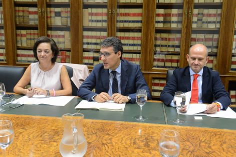 Hoy, en la sede del Ministerio 