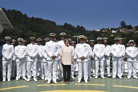 CEREMONIA EN LA ESTACIÓN NAVAL DE LA GRAÑA, EN FERROL