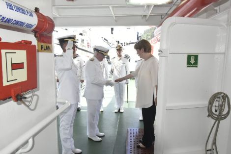 CEREMONIA EN LA ESTACIÓN NAVAL DE LA GRAÑA, EN FERROL