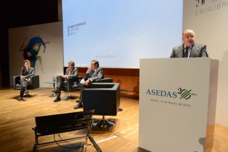 HOY, EN LA INAUGURACIÓN DEL ACTO CONMEMORATIVO DEL 20 ANIVERSARIO DE ASEDAS 