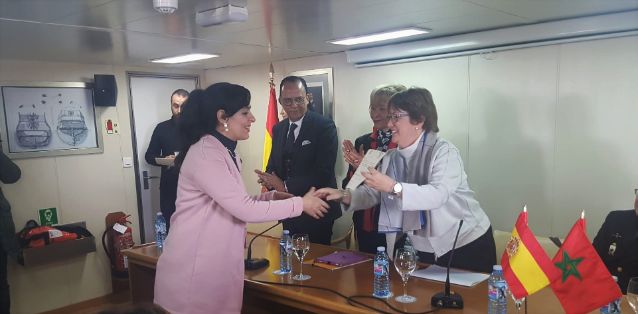 HOY, EN LA CLAUSURA DEL PROGRAMA DE CAPACITACIÓN PESQUERA A BORDO DEL BUQUE ESCUELA Y DE COOPERACIÓN INTERMARES EN NADOR (MARRUECOS)